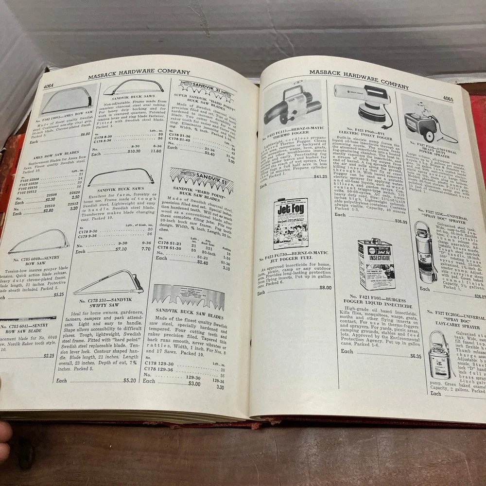 Masback Hardware Company vintage masback